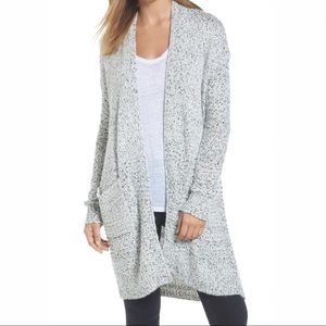 Caslon Mixed Stitch Long Cardigan